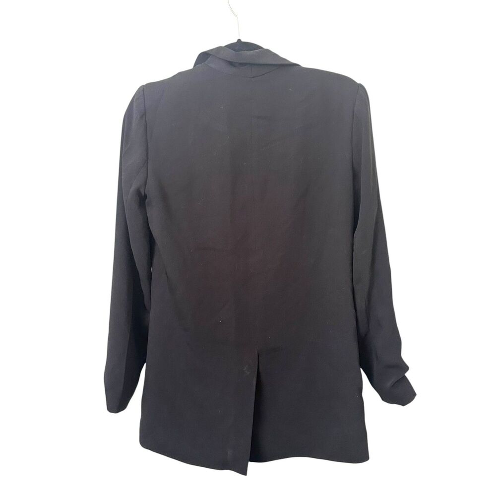 WAVERLY GREY Oversized Two Button Blazer Black X-Small - Picture 3 of 6